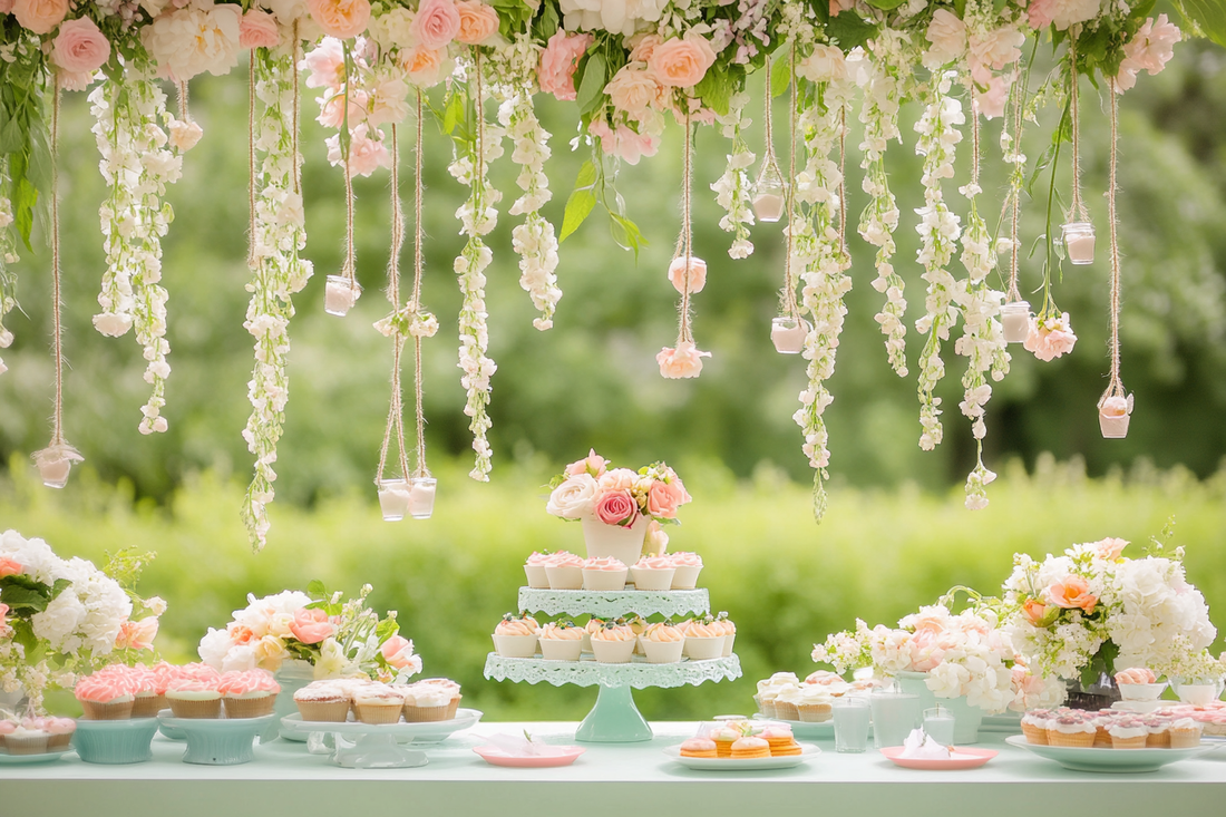 summer diy hanging garlands by URCordiallyInvited digital invites