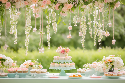 summer diy hanging garlands by URCordiallyInvited digital invites