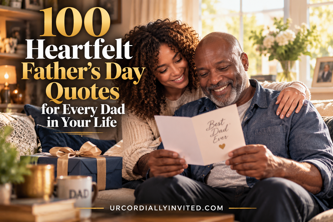 100 Heartfelt Father’s Day Quotes for Every Dad in Your Life - by URCordiallyInvited