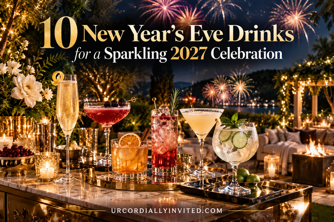 10 New Year’s Eve Drinks for a Sparkling 2027 Celebration - by URCordiallyInvited