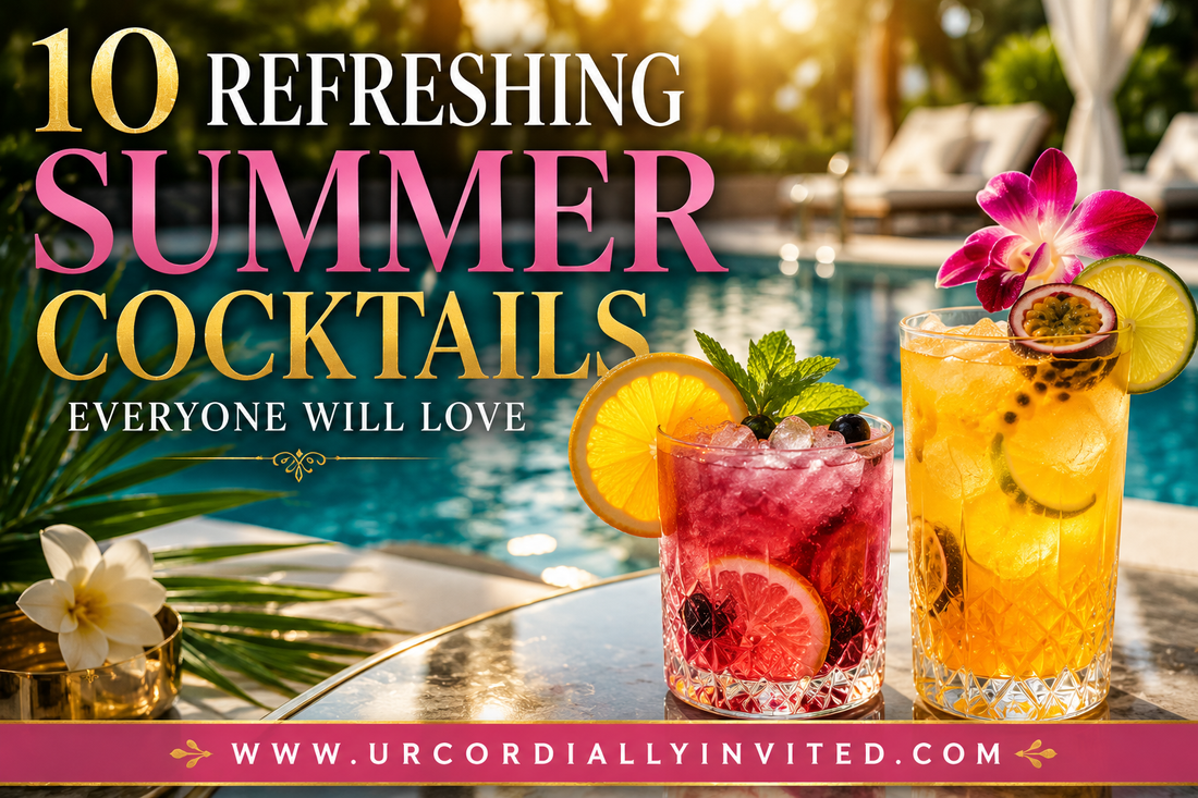 10 Refreshing Summer Cocktails Everyone Will Love - by URCordiallyInvited