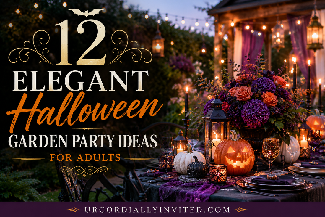 12 Elegant Halloween Garden Party Ideas for Adults - by URCordiallyInvited
