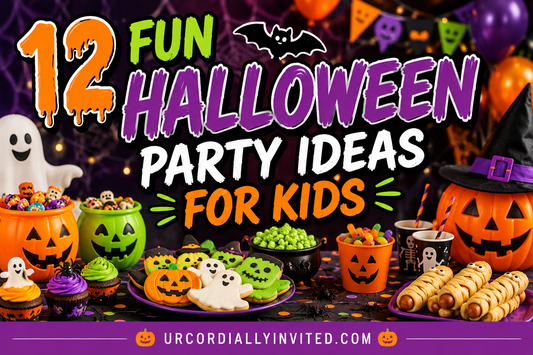 12 Fun Halloween Party Ideas for Kids - by URCordiallyInvited