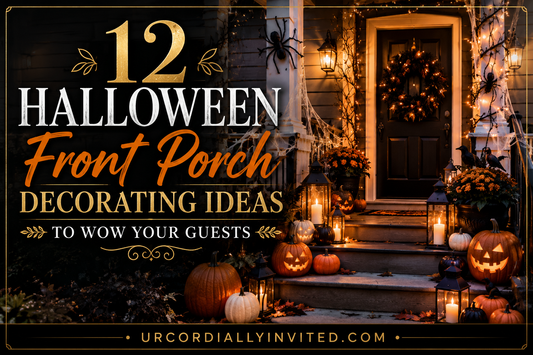 12 Halloween Front Porch Decorating Ideas to Wow Your Guests - by URCordiallyInvited