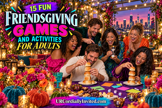 15 Fun Friendsgiving Games and Activities for Adults - by URCordiallyInvited