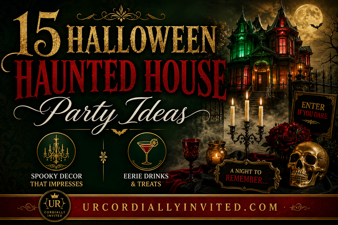 15 Halloween Haunted House Party Ideas by URCordiallyInvited
