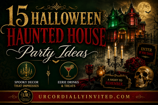 15 Halloween Haunted House Party Ideas by URCordiallyInvited