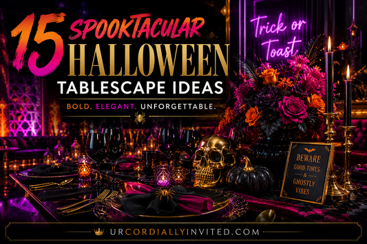 15 Spooktacular Halloween Tablescape Ideas - by URCordiallyInvited