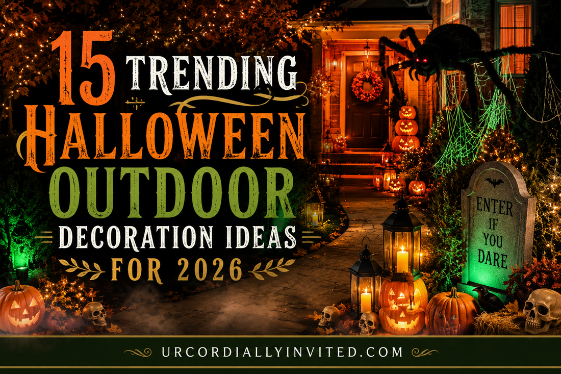 15 Trending Halloween Outdoor Decoration Ideas for 2026 - by URCordiallyInvited