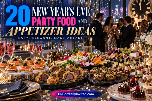 20 New Year’s Eve Party Food and Appetizer Ideas - by URCordiallyInvited