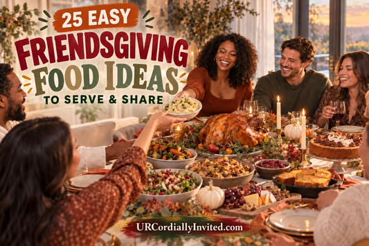25 Easy Friendsgiving Food Ideas to Serve and Share - by URCordiallyInvited