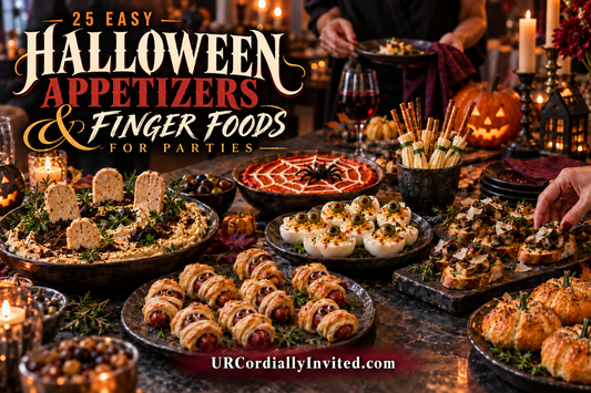 25 Easy Halloween Appetizers and Finger Foods for Parties - by URCordiallyInvited
