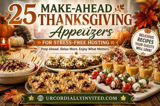 25 Make-Ahead Thanksgiving Appetizers for Stress-Free Hosting - by URCordiallyInvited
