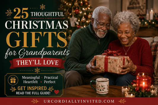 25 Thoughtful Christmas Gifts for Grandparents They Will Love - by URCordiallyInvited