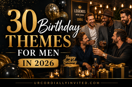 30 Birthday Themes for Men in 2026
