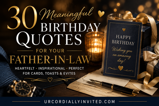 30 Meaningful Birthday Quotes for Your Father-in-Law - by URCordiallyInvited