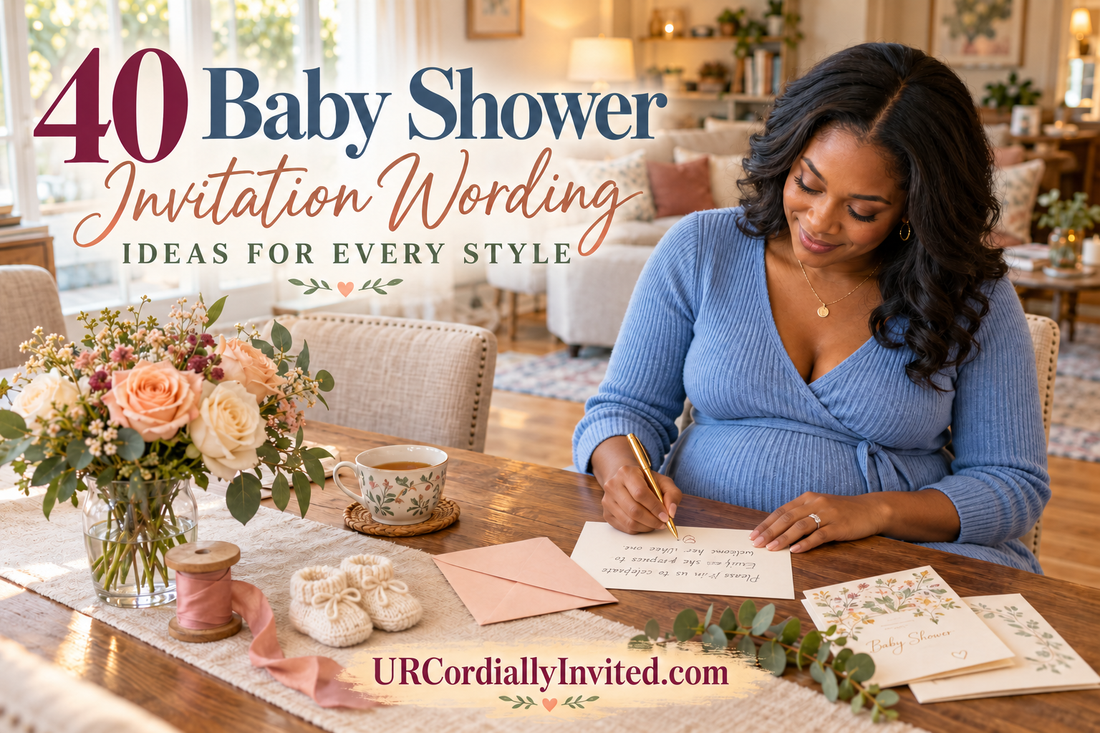 40 Baby Shower Invitation Wording Ideas for Every Style - by URCordiallyInvited