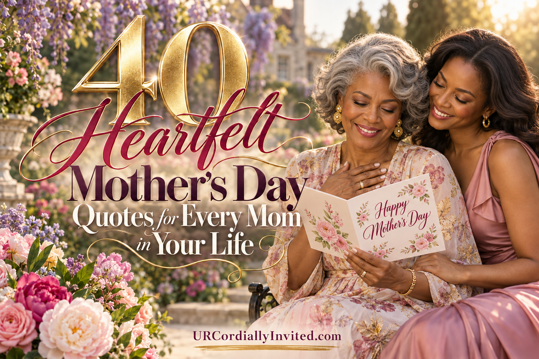 40 Heartfelt Mother’s Day Quotes for Every Mom in Your Life - by URCordiallyInvited