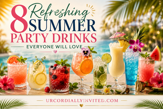8 Refreshing Summer Party Drinks Everyone Will Love - by URCordiallyInvited
