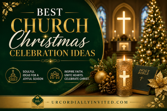 Best Church Christmas Celebration Ideas - by URCordiallyInvited