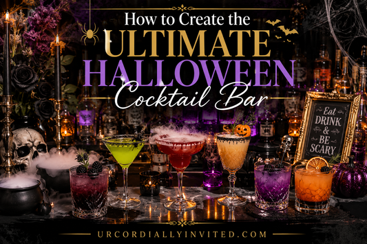 How to Create the Ultimate Halloween Cocktail Bar - by URCordiallyInvited