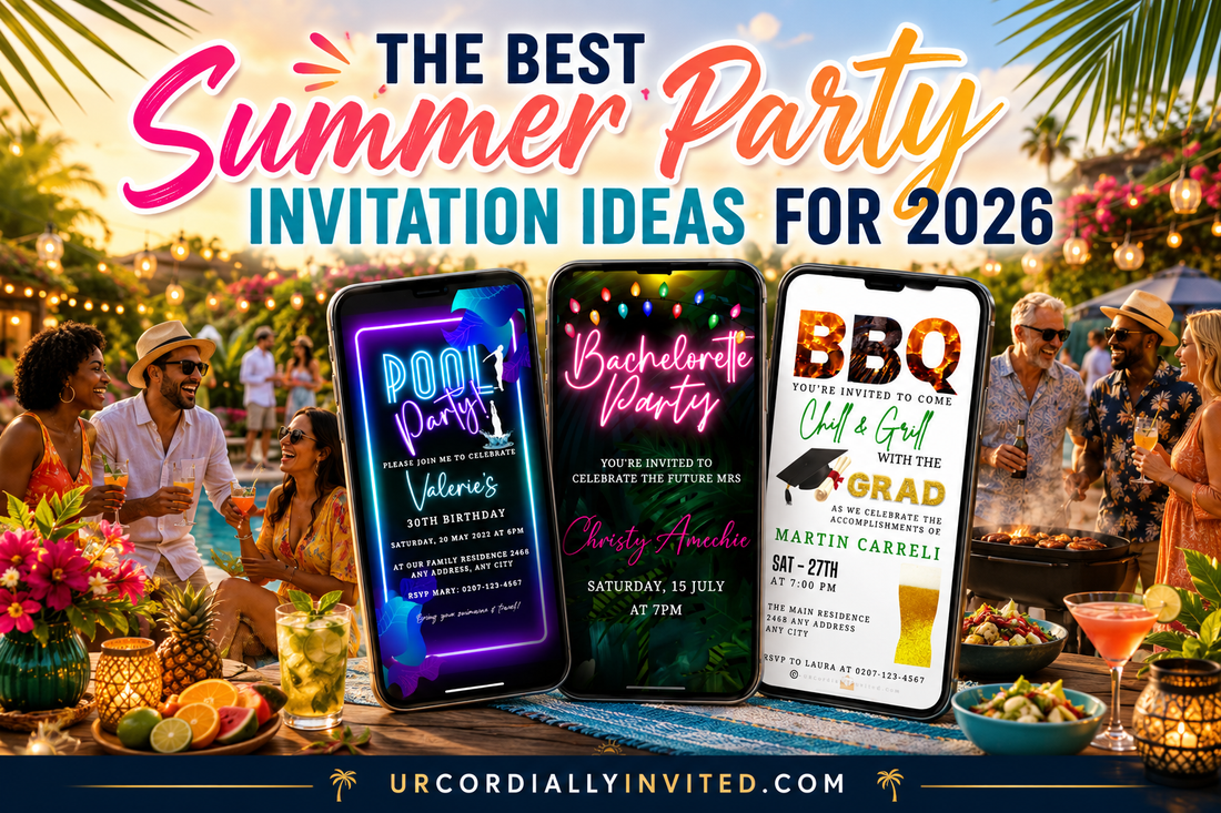 The Best Summer Party Invitation Ideas for 2026 by URCordiallyInvited