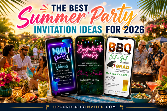 The Best Summer Party Invitation Ideas for 2026 by URCordiallyInvited