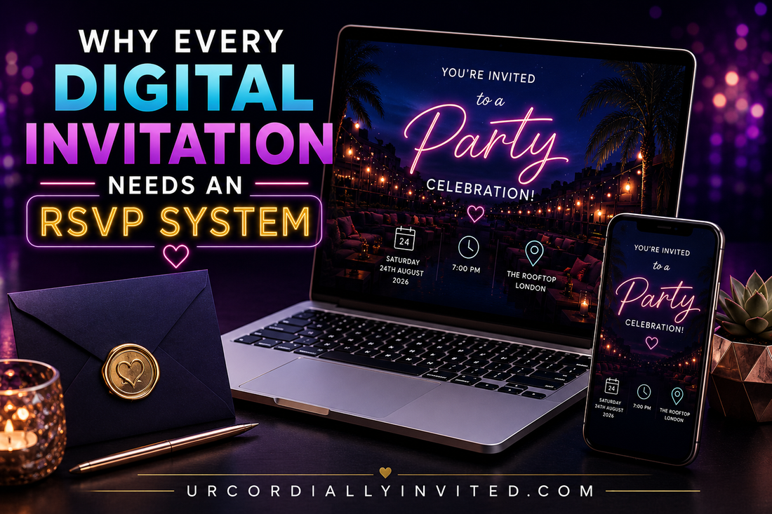 Why Every Digital Invitation Needs an RSVP System - by URCordiallyinvited
