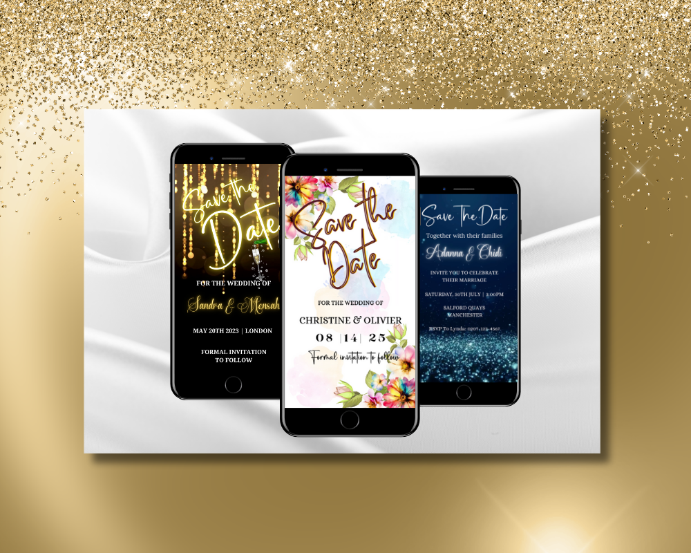 Save the Date Video Invites Collection | Digital Invitations ...