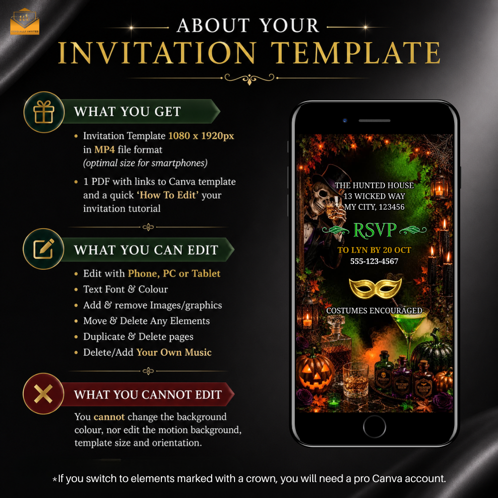 Sips About to Go Down Halloween Video Invitation