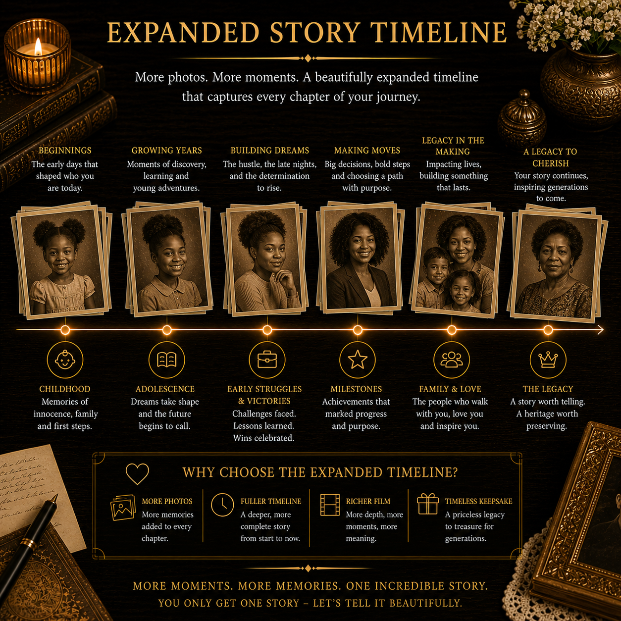 Add 10 Extra Photos – Signature Legacy Film Add-On