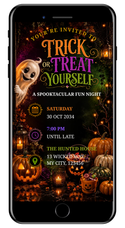 Halloween VIDEO trick or treat yourself invite by URCordiallyInvited