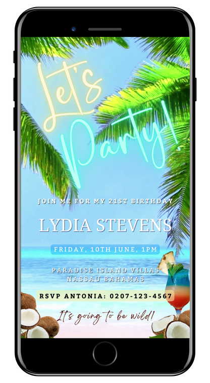 Ocean Sound Palm Beach | Party Video Invitation