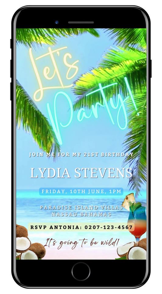 Ocean Sound Palm Beach | Party Video Invitation