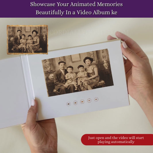 Animate Old Photos And Add to Video Album Keepsake