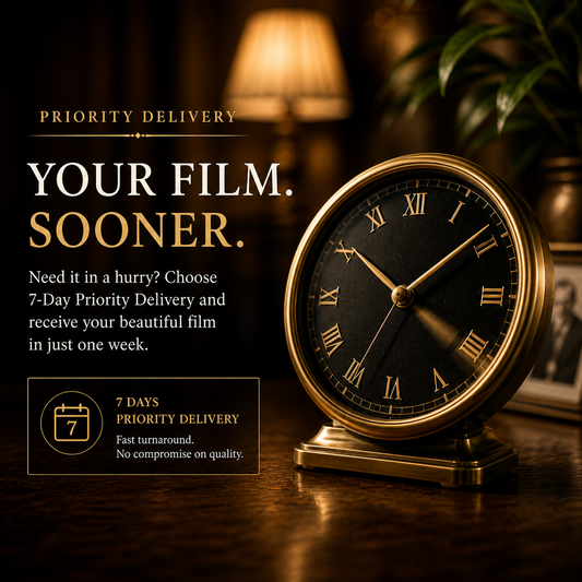 Priority Delivery 7 Days Signature Legacy Film Add-On