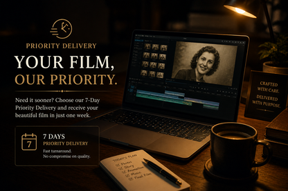 Priority Delivery 7 Days Signature Legacy Film Add-On