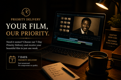 Priority Delivery 7 Days Signature Legacy Film Add-On